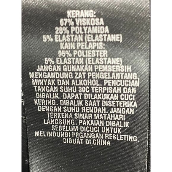 Ted Baker London Black Short Sleeve Crop Top With Bow Details & Gold Zipper - Picture 11 of 14